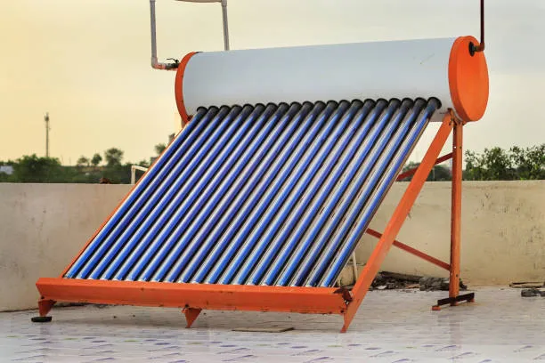 Solar water heater installed on a rooftop by Electrowatts Nairobi
